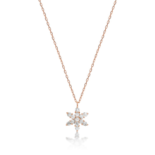 Starfish Necklace 0.2ct