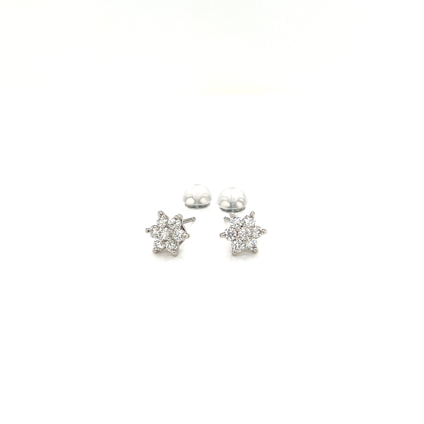 Hexagram star Earrings 0.4ct