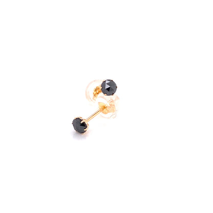 Black Diamond Earrings 0.2ct
