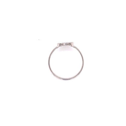 Open Heart Ring 0.01ct