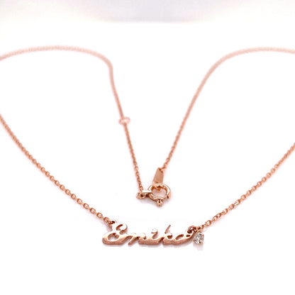 Name Necklace 0.03ct