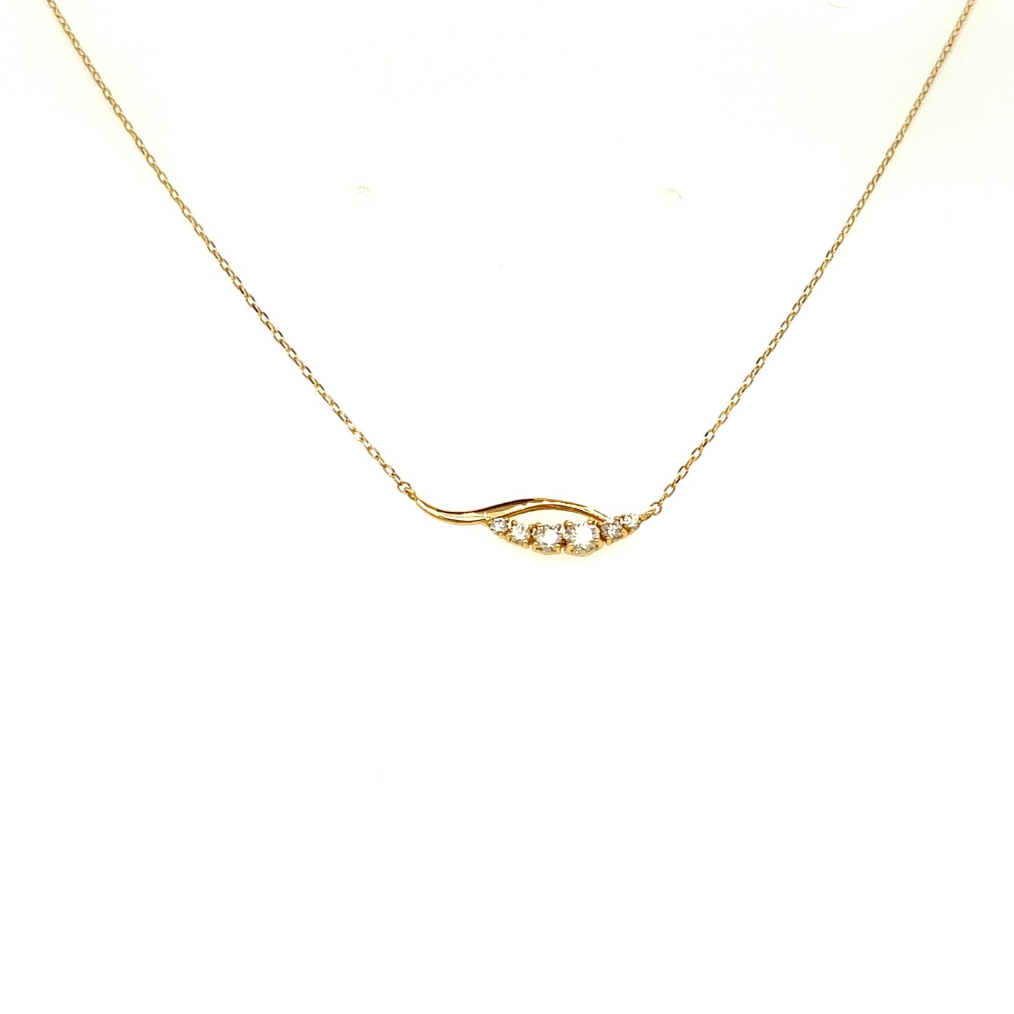 Wave Necklace 0.15ct