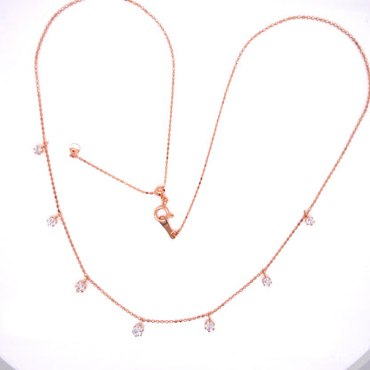 Station Necklace 0.5ct