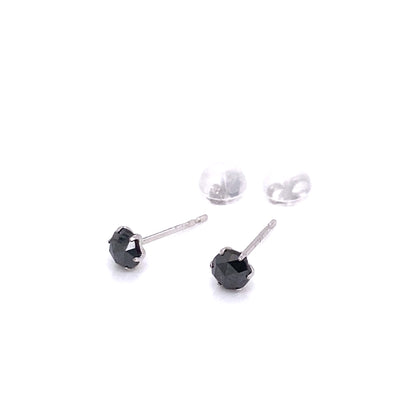 Black Diamond Earrings 0.5ct