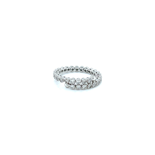 Bezel Half Eternity Flexi Ring 0.6ct