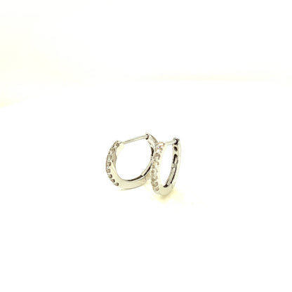 HC 8 Dia Hoop Earrings 0.2ct/OW