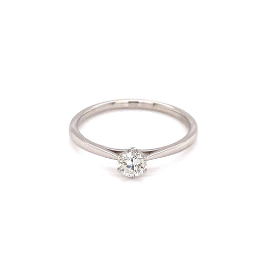 6 Claw Single Dia Ring 0.2ct - CGL