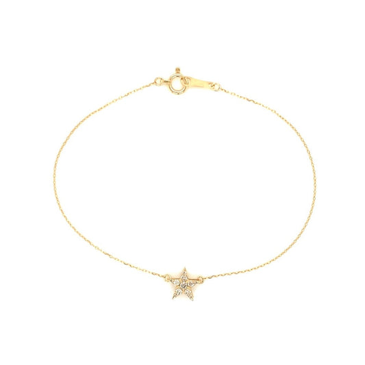 Whole Dia Star Bracelet 0.1ct