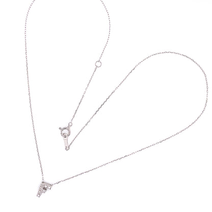 Initial F Necklace 0.05ct