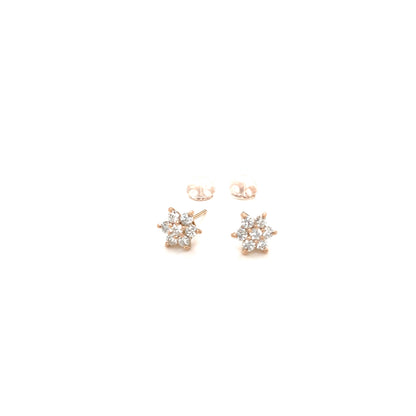 Hexagram star Earrings 0.4ct