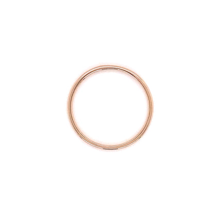 Plain gold ring