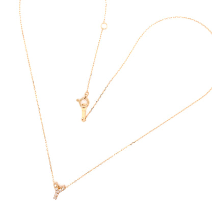 Initial Y Necklace 0.05ct