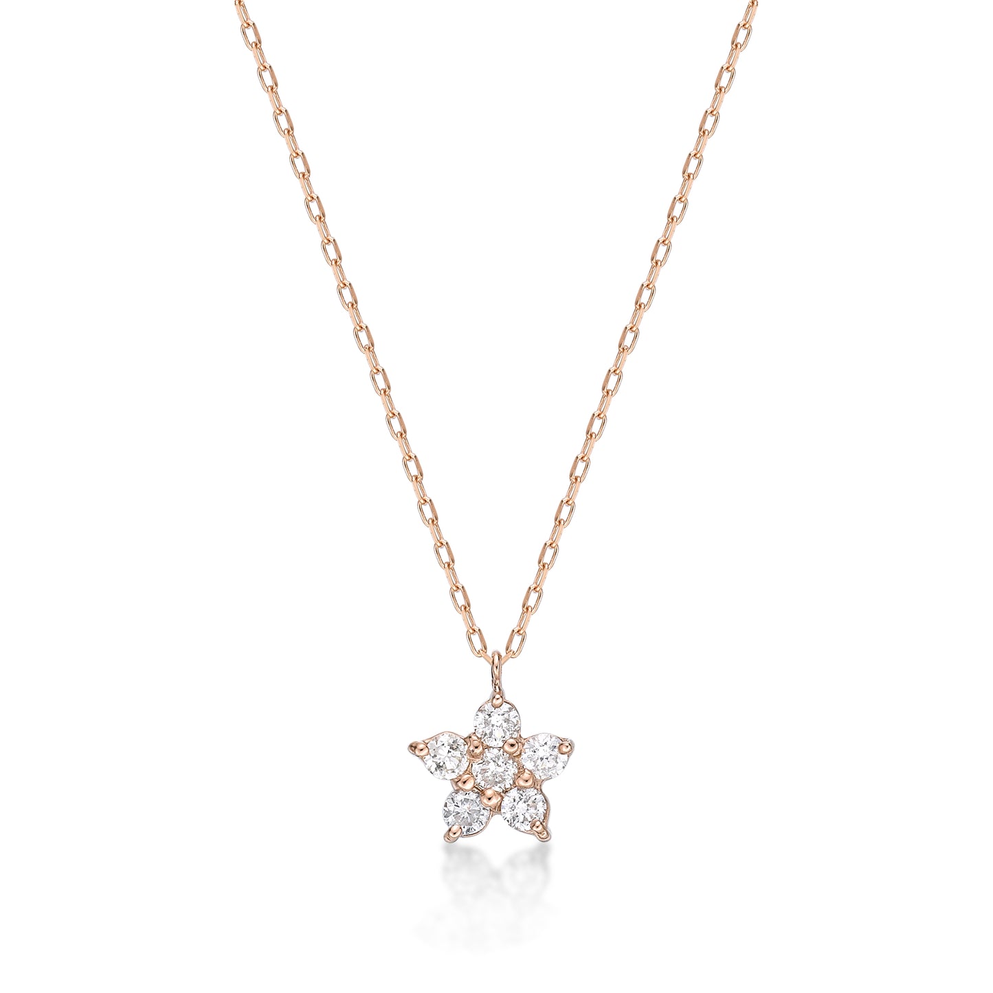 Star Necklace 0.1ct