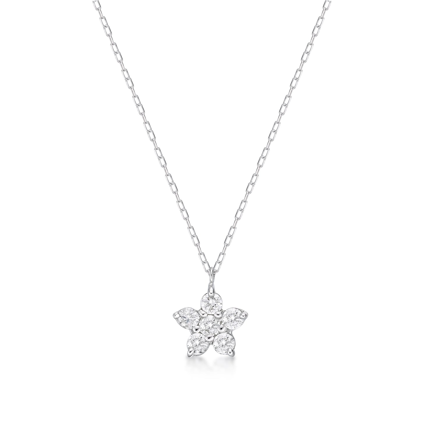 Star Necklace 0.1ct