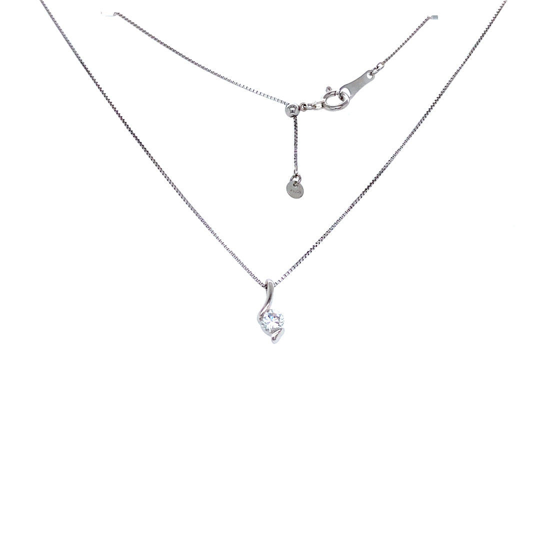 Note Necklace 0.2ct
