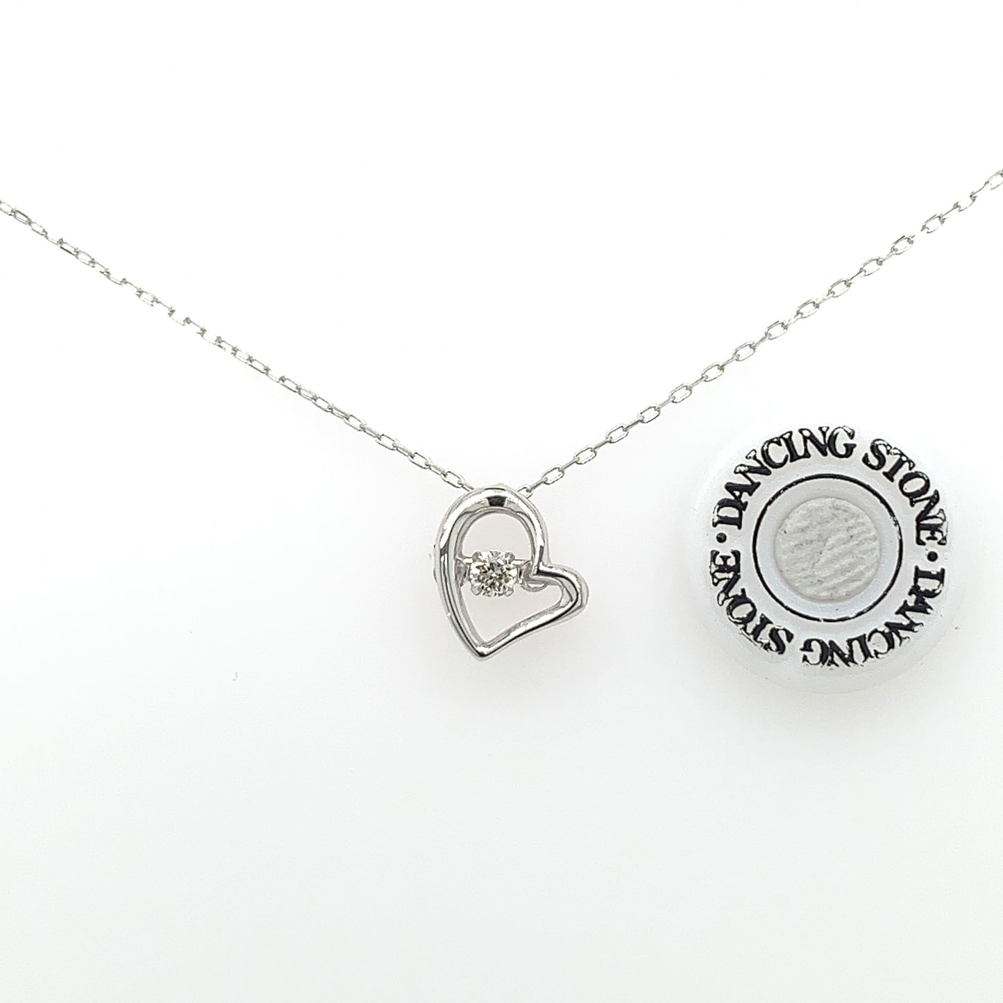 DS Heart Necklace 0.03ct