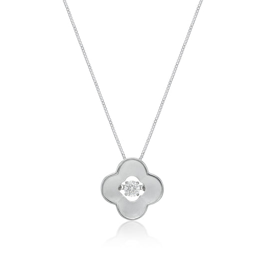 DS Flower Necklace 0.15ct