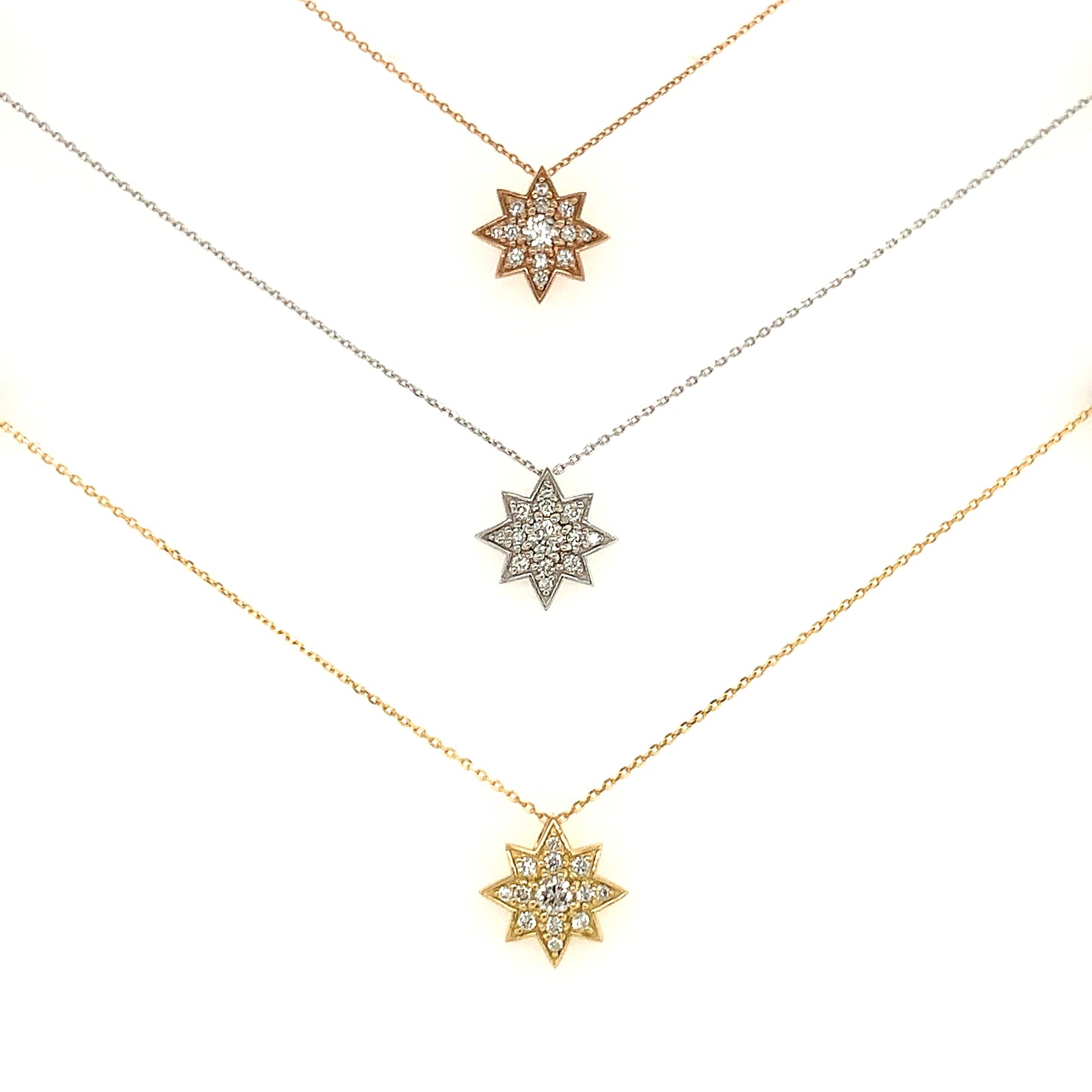 Anise Star Necklace 0.2ct