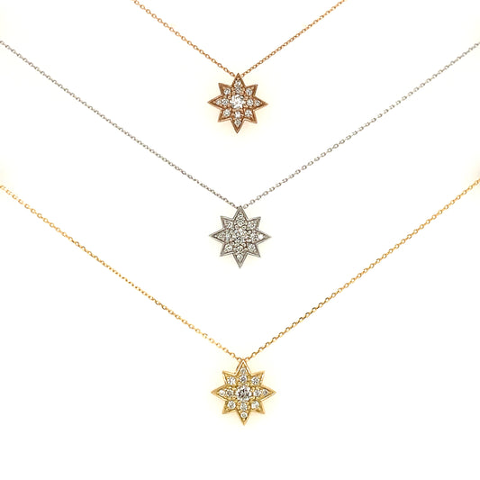 Anise Star Necklace 0.2ct